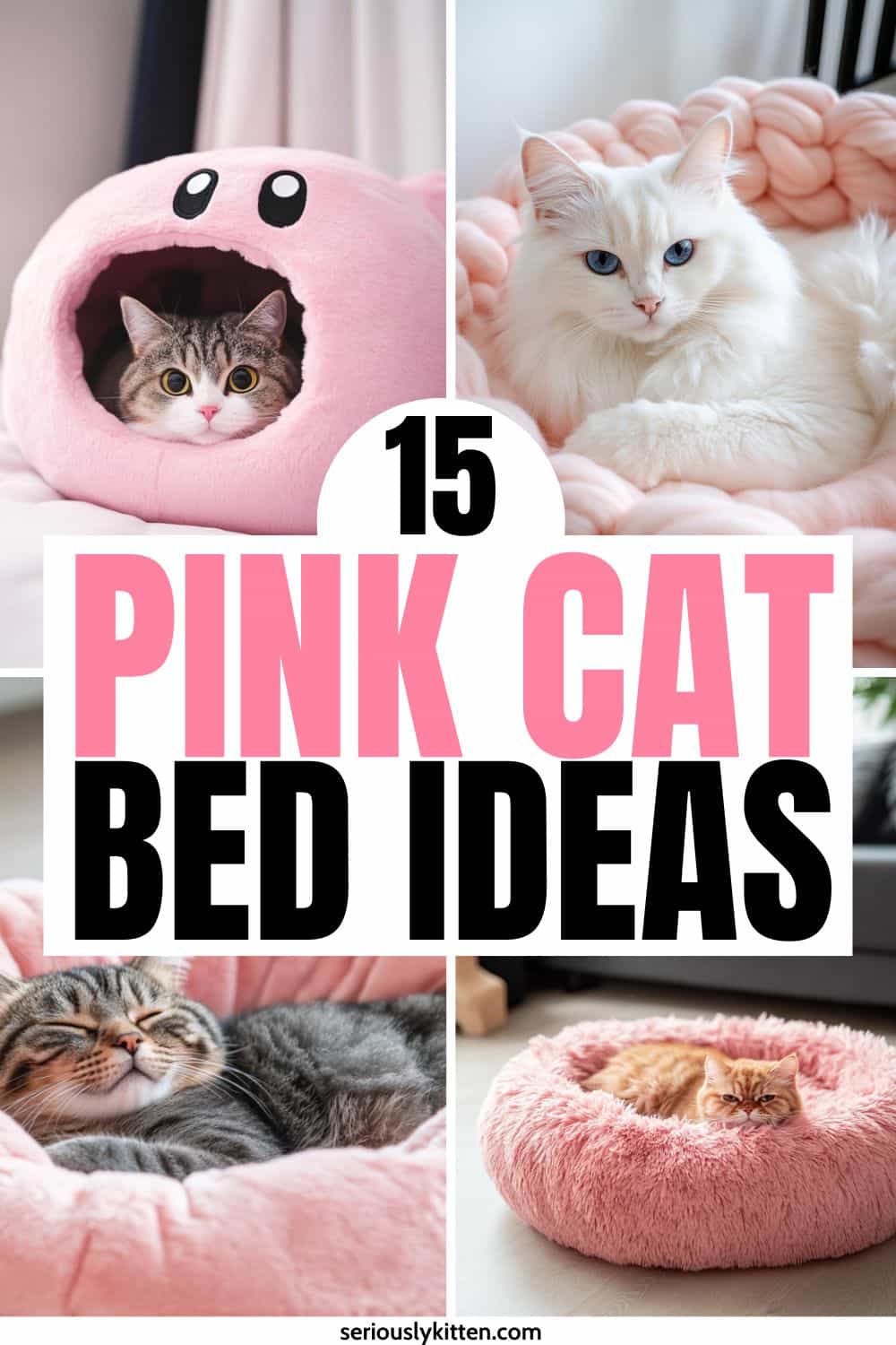 15 Adorable Pink Cat Bed Ideas Your Kitty Will Love — free download