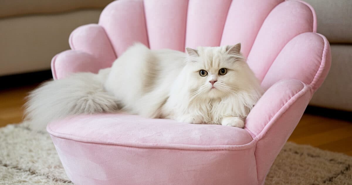 Pink Empress Kitty Pet Bed